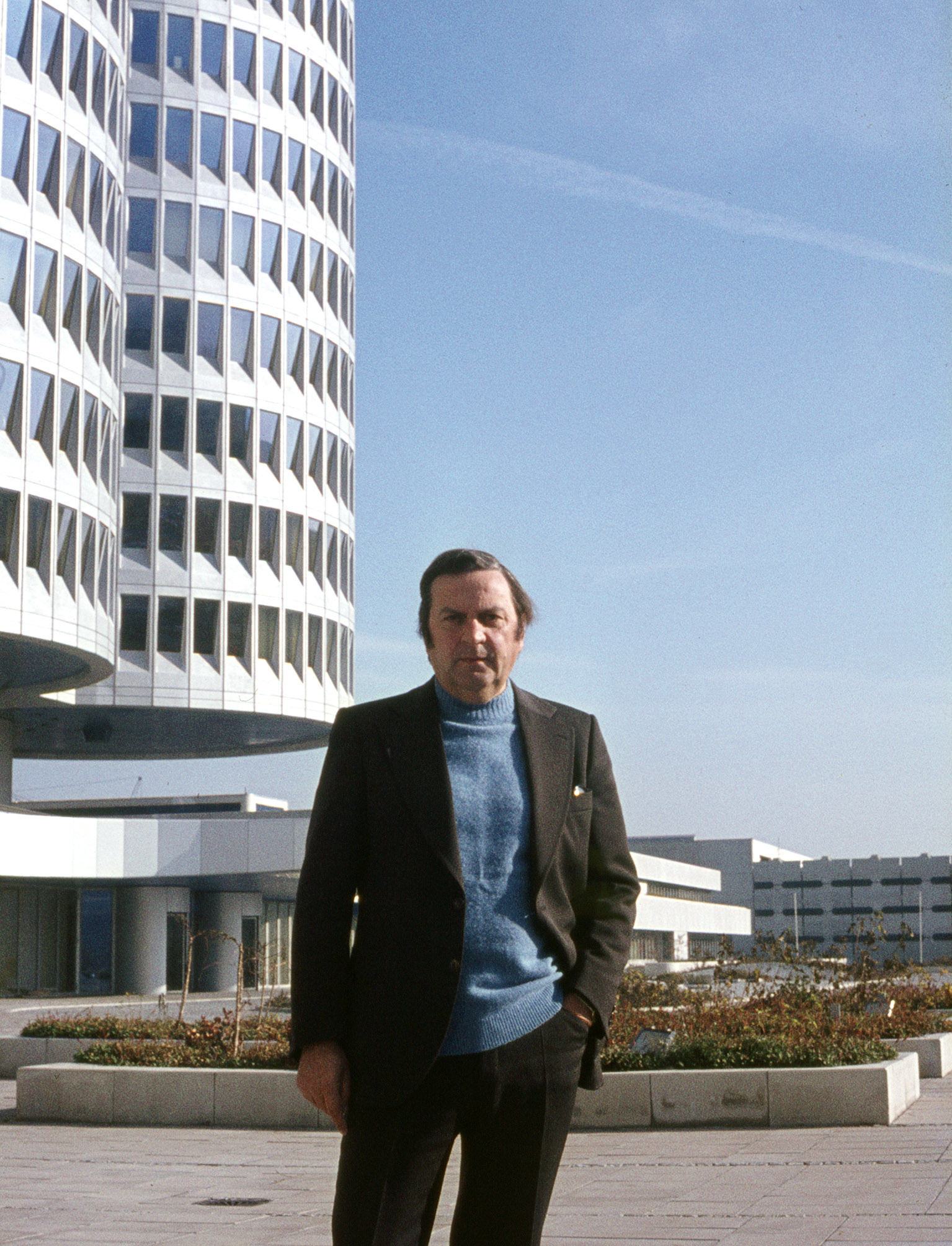 Karl Schwanzer vor BMW ca 1972 c Atelier Schwanzer